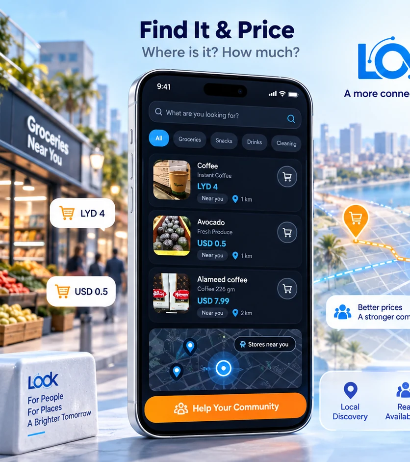 Find It & Price — search results with real prices nearby