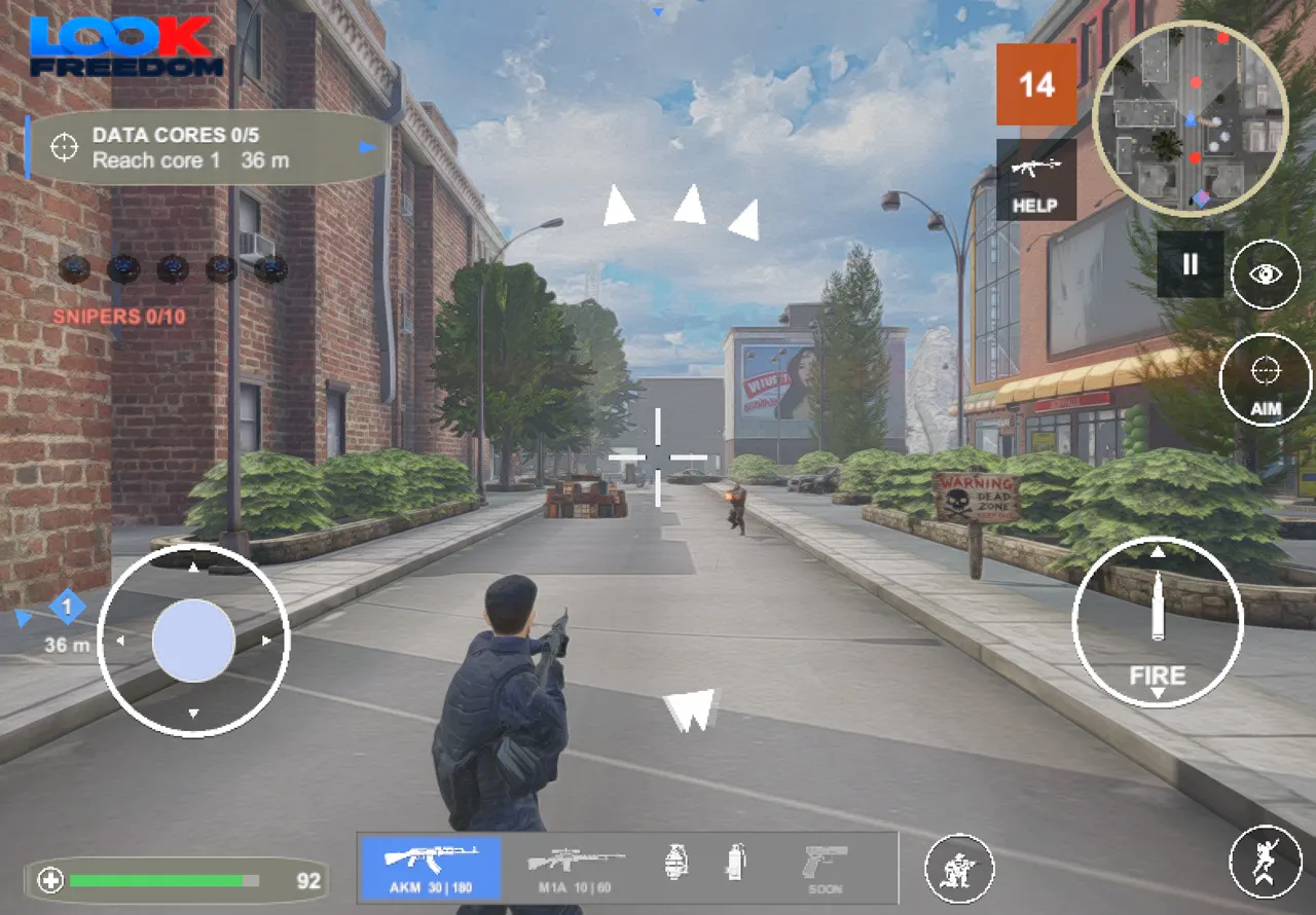 LOOK FREEDOM gameplay